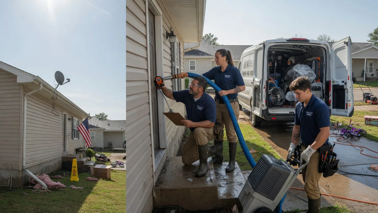Ceiling Water Damage Restoration in Grovertown, IN near me